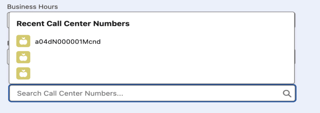 The Route to Other Call Center Numbers option for after-hours calls.