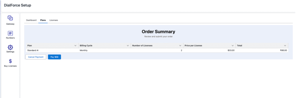 The system increasing the license count for an existing subscription on that plan.