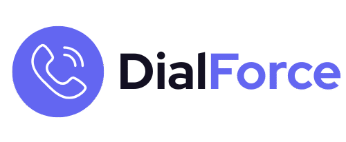 DialForce Horizontal Logo (Black)